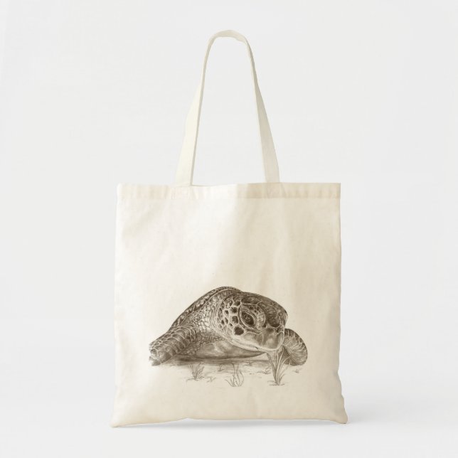 Bolsa de mano de tortuga marina (Frente)