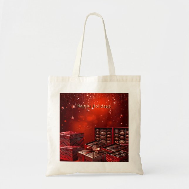 Bolsa de mano de vacaciones de dulces de chocolate (Frente)