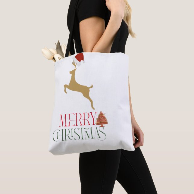 Bolsa de mano de vacaciones moderna de Navidad (Detalle)