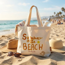 Bolsa de mano de verano personalizada con dibujo r