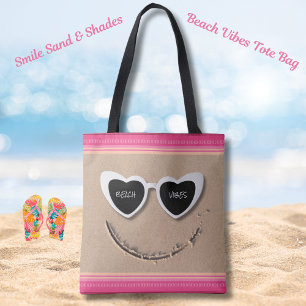 Bolsa de mano de verano Playa de Sonrisa Arena y T