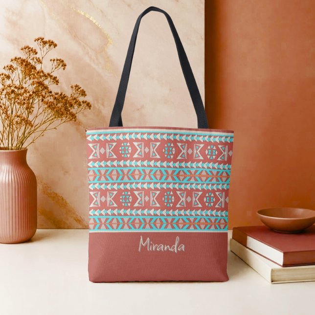 Bolsa de mano de verano tribal tropical (Subido por el creador)