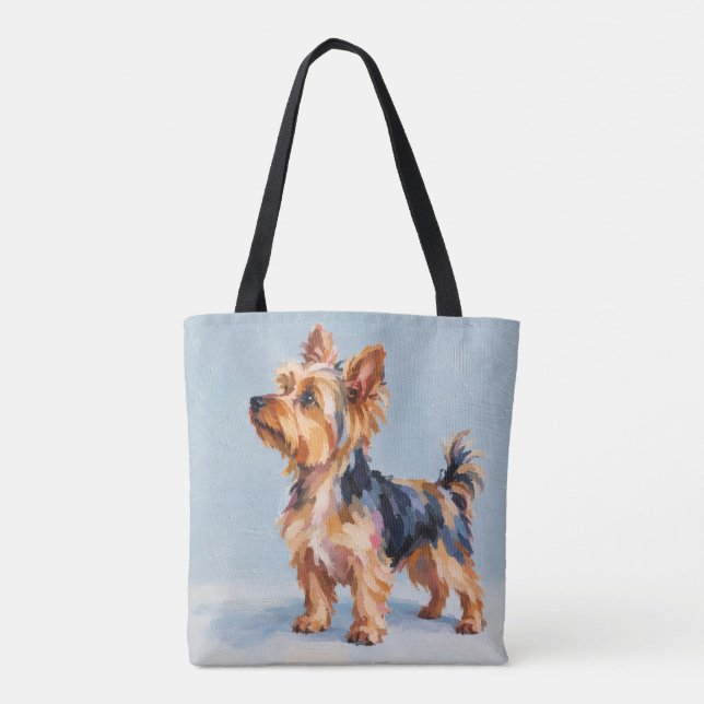Bolsa de mano de Yorkshire Terrier (Reverso)