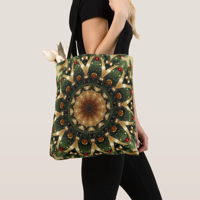 Bolsa de mano decorativa navideña (Detalle)
