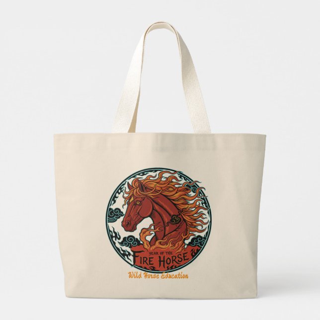 Bolsa de mano del año del Caballo de Fuego (Reverso)