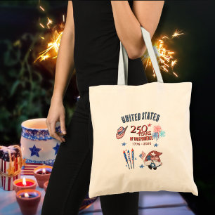 Bolsa de mano del gnomo patriótico del 250 anivers