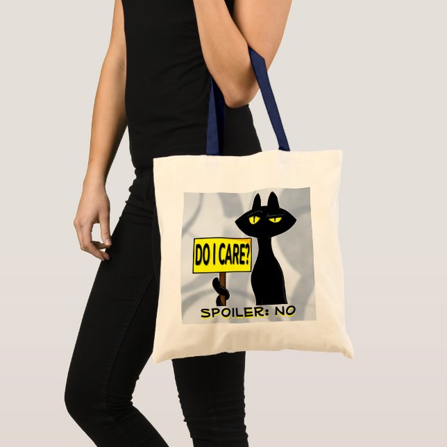 Bolsa de mano divertida Bad Boogie - ¿Me importa?  (Anverso (producto))