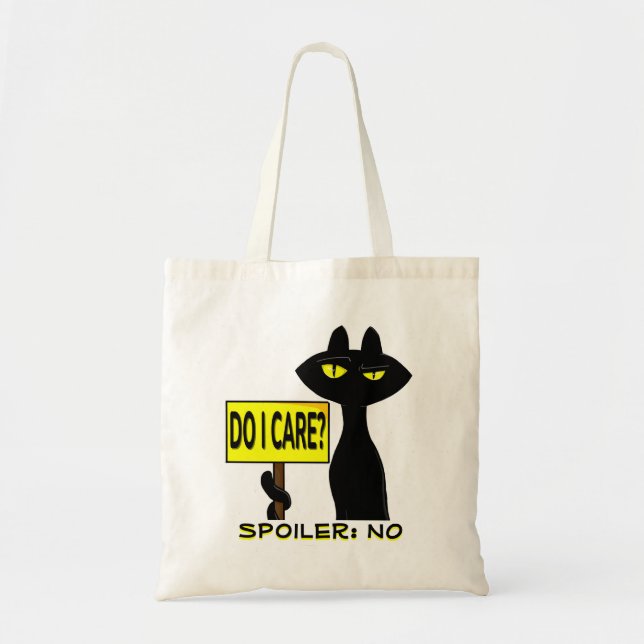 Bolsa de mano divertida Bad Boogie - ¿Me importa?  (Frente)