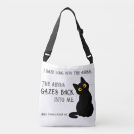 Bolsa de mano divertida con cita de Nietzsche para