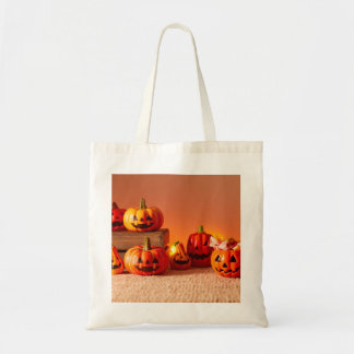 Bolsa de mano divertida de esqueleto de Halloween