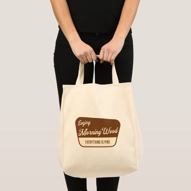 Bolsa de mano divertida para hombre con erección m (Anverso (producto))