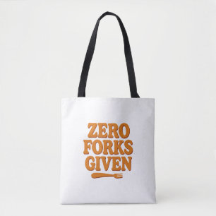 Bolsa de mano divertida sin tenedores dados Diseño