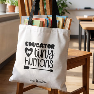 Bolsa de mano divertida y personalizada para maest