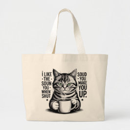 Bolsa de mano divertida y sarcástica de gato – Me 