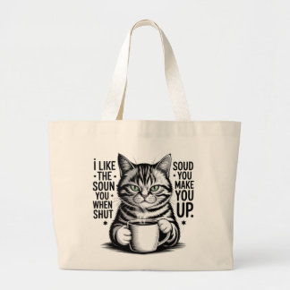 Bolsa de mano divertida y sarcástica de gato – Me 