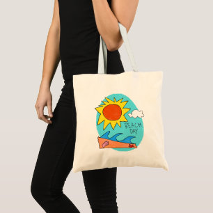 Bolsa de mano económica "Día de playa"