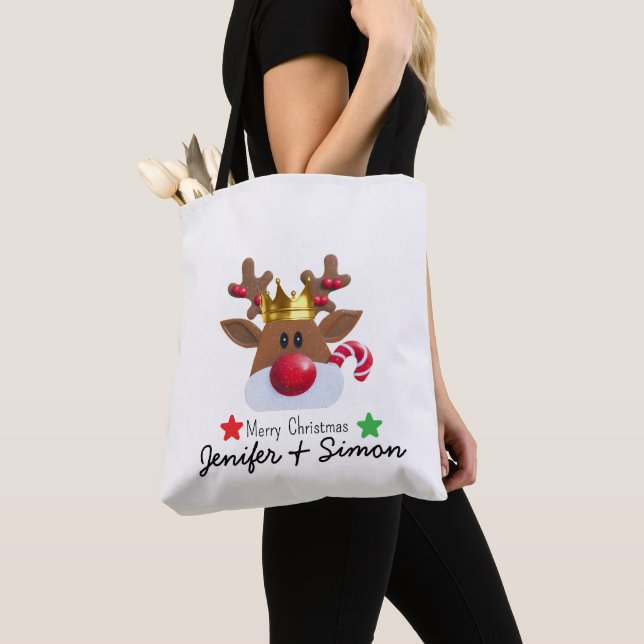 Bolsa de mano elegante de reno de Navidad (Detalle)