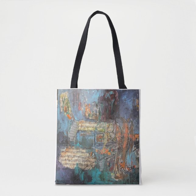 Bolsa de mano 'ESCUCHAR' (Anverso)
