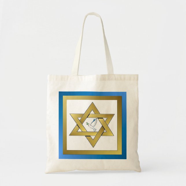 Bolsa De Mano Estrella De David Paloma De La Paz (Frente)