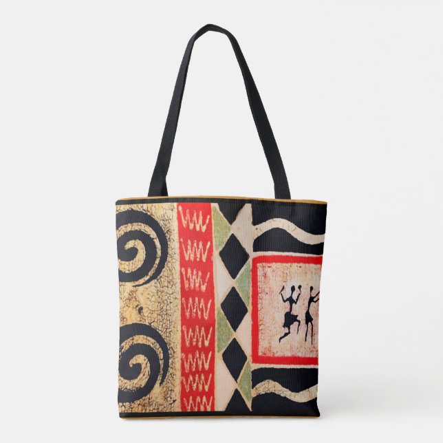 Bolsa de mano étnica tribal para regalo del Día de (Reverso)
