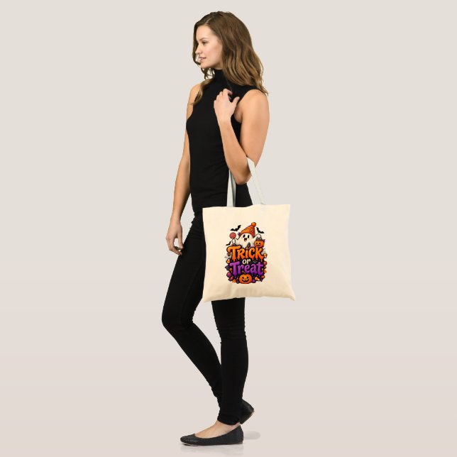 Bolsa de mano fantasma de truco o trato (Anverso (modelo))