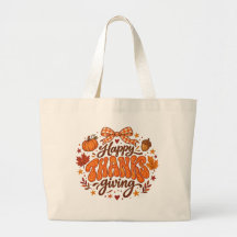 Bolsa de mano Feliz Día de Acción de Gracias Calab