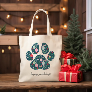 Bolsa de mano Feliz Pawlidays Navidad para amantes