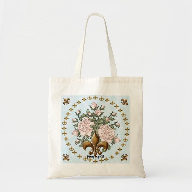 Bolsa de mano Fleur De Lis Roses (Frente)