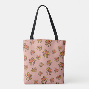 Bolsa de mano floral Flying Daisies Spring y Summe