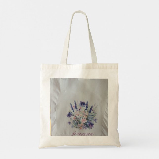 bolsa de mano floral personalizada (Reverso)