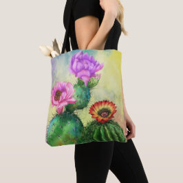 Bolsa de mano Flores de Cactus de Hermoso Color