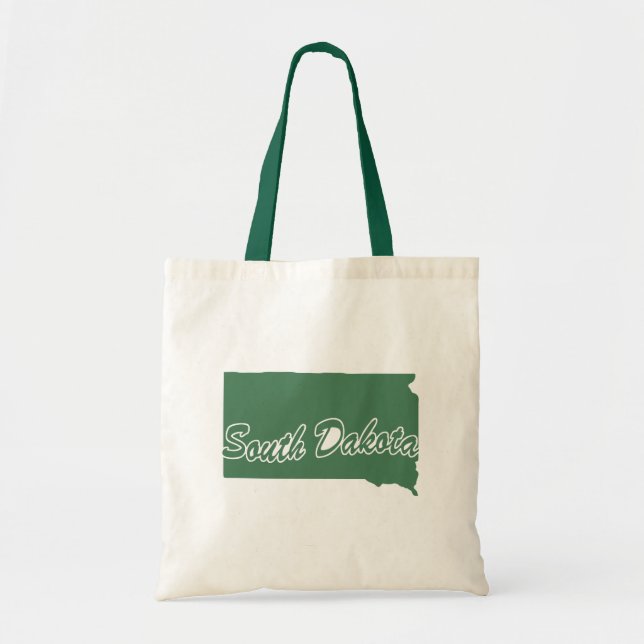 Bolsa de mano Forest Green State South Dakota (Frente)