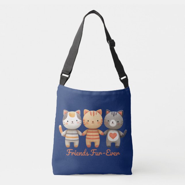 Bolsa de mano Friends Fur-Ever Cute Cats (Anverso)