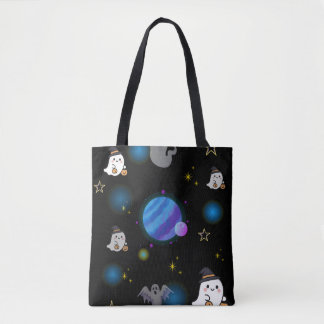 Bolsa de mano galáctica de Halloween espeluznante 