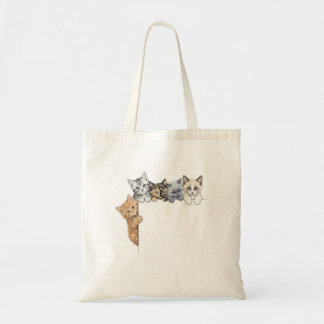Bolsa de mano gatos lindos asomándose Bolsa de man