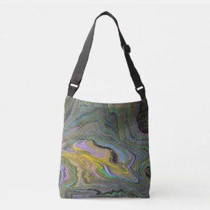Bolsa de mano geoda abstracta de acrilico Imaginat