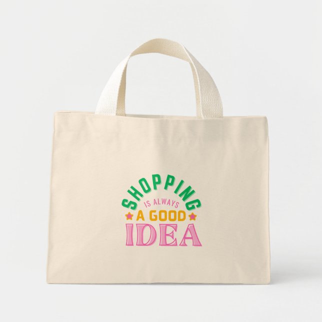 Bolsa de mano Good Vibes Only | Bolsa de compras | (Frente)