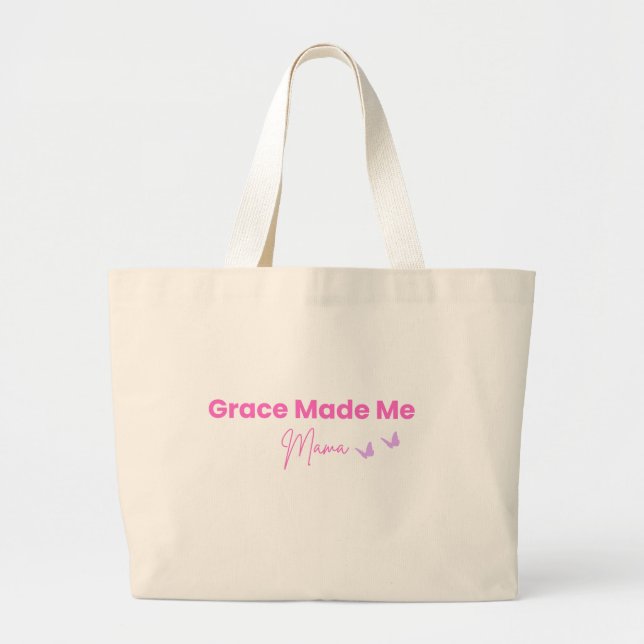 Bolsa de mano Grace Made Me Mama Cristiana (Frente)