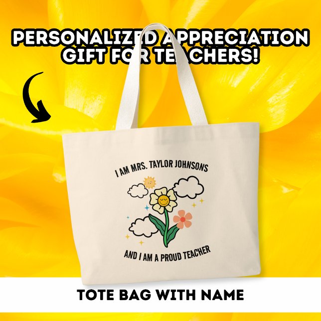 Bolsa de mano grande de flor personalizada de maes (Subido por el creador)