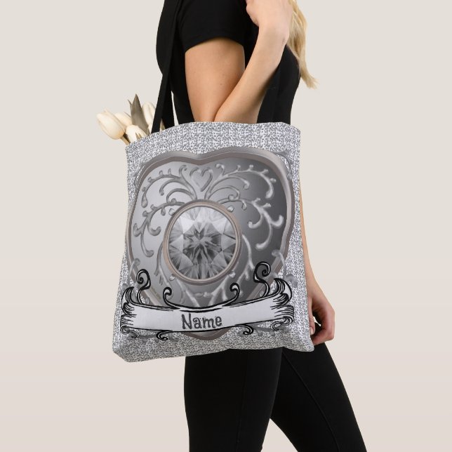 Bolsa de mano Hada del Corazón de Joyas de Plata   (Detalle)