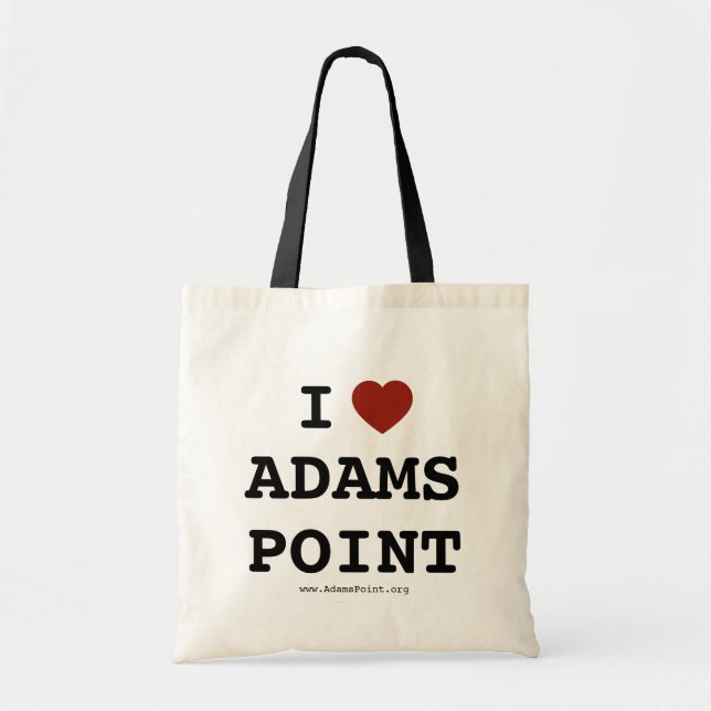 Bolsa de mano I heart Adams Point (Frente)