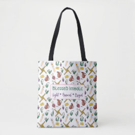 Bolsa de mano Imbolc con patrón estacional pagano 