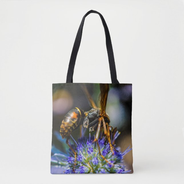 Bolsa de mano impresa totalmente Bee Aware (Anverso)