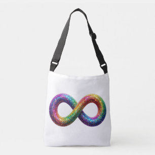 Bolsa de mano infinita arcoíris colorida