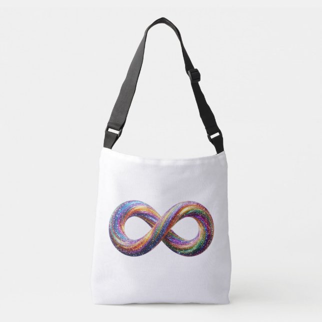 Bolsa de mano infinita arcoíris colorida (Anverso)