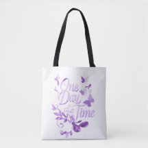 Bolsa de mano inspiradora de un día a la vez – Esp