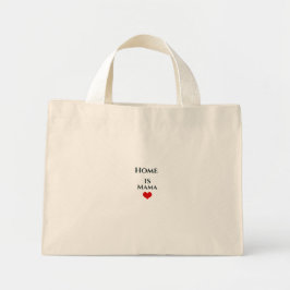 Bolsa de mano inspiradora Hogar es Mamá