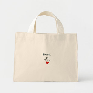 Bolsa de mano inspiradora Hogar es Mamá