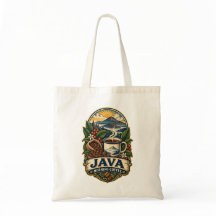 Bolsa de mano Java Morning Coffee Vintage Presupue