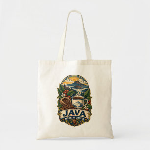 Bolsa de mano Java Morning Coffee Vintage Presupue